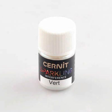 Cernit Sparkling - Interference Green 5g