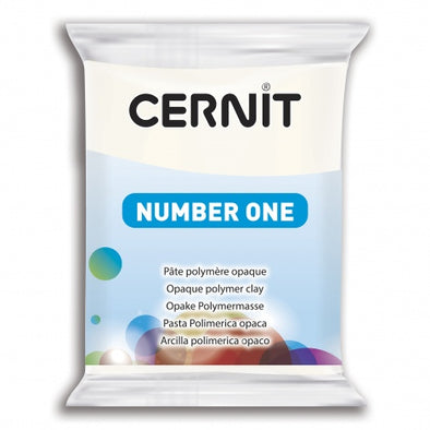 Cernit Number One 56g - Opaque White