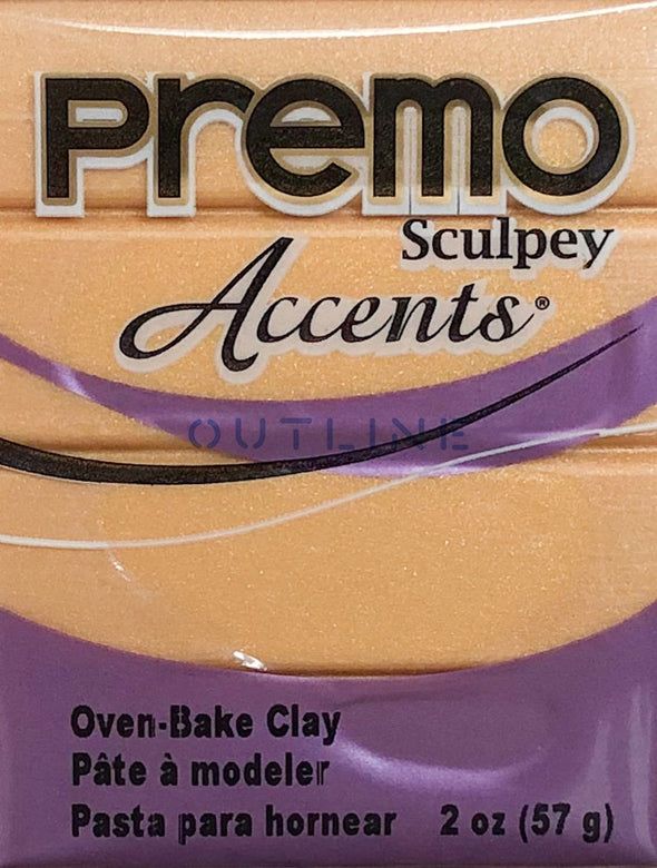 Premo 57g Polymer Clay - Accents 18K Gold