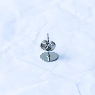 8mm Surgical Stainless Steel Earposts