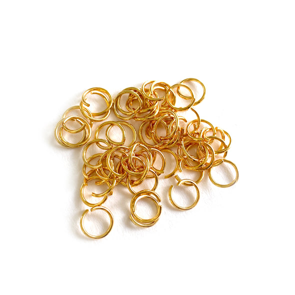 7mm Gold Stainless Steel Jump rings