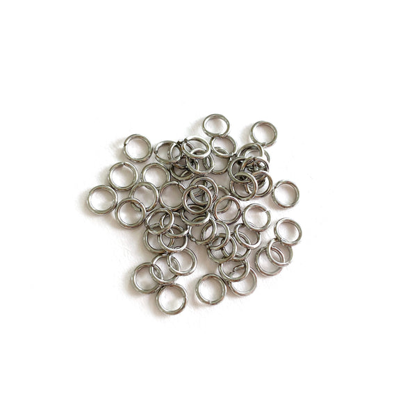5mm Silver Stainless Steel Jump rings