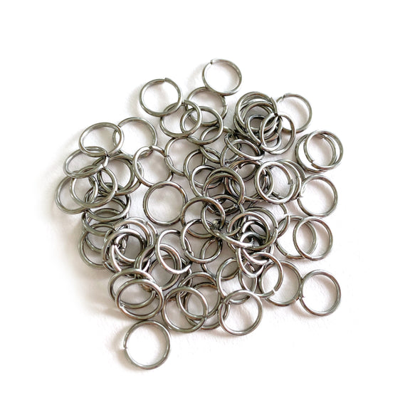 7mm Silver Stainless Steel Jump rings