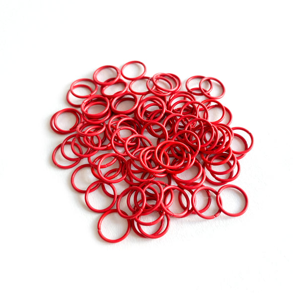 10mm Jump Rings (Red)