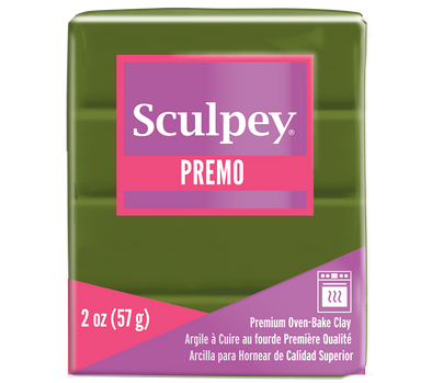 Premo 57g Polymer Clay - Spanish Olive