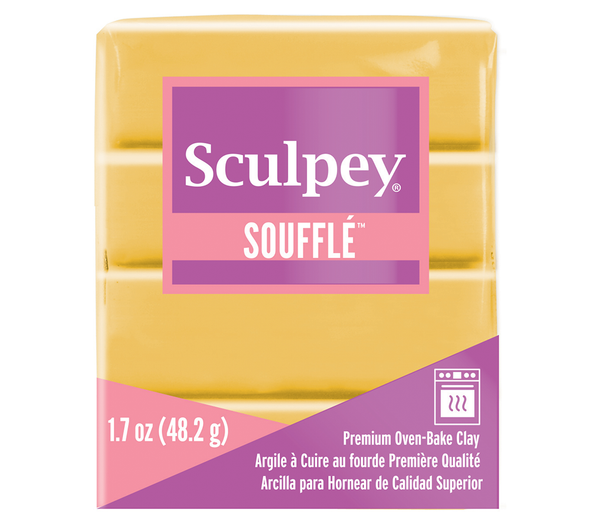 Souffle 48g Polymer Clay - Yellow Ochre