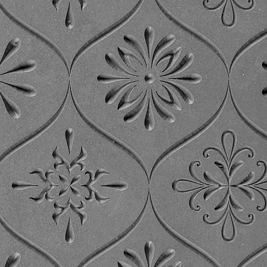 Texture Tile - Woven Daisies Embossed