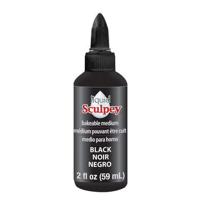 Sculpey Liquid Polymer Clay - Black (59ml)
