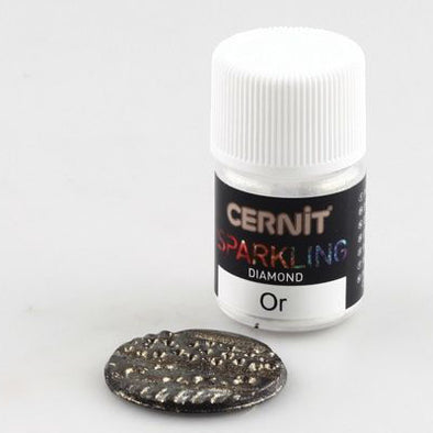 Cernit Sparkling - Diamond Gold 5g