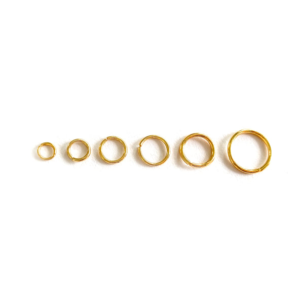 8mm Gold Stainless Steel Jump rings