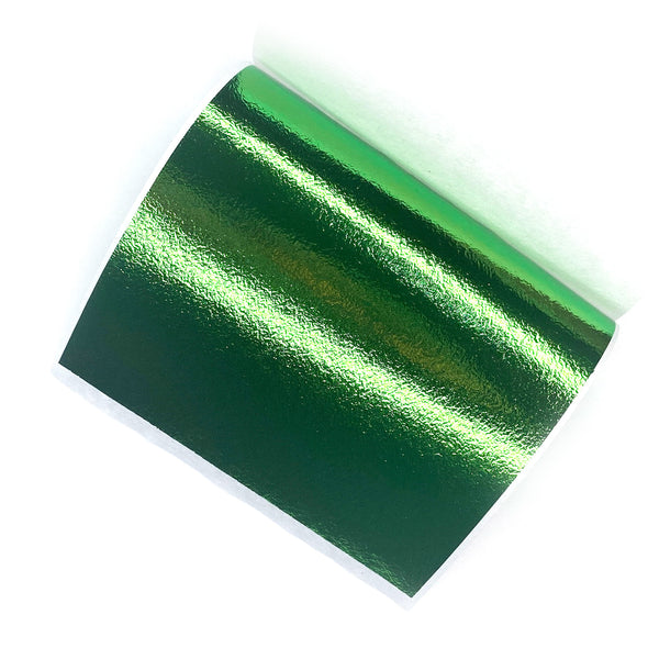 Green Metallic Foil Sheets - Pack of 5