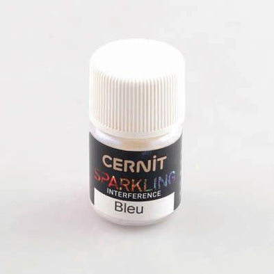Cernit Sparkling - Interference Blue 5g