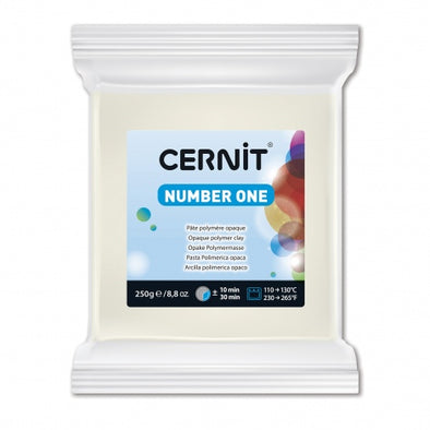 Cernit Number One 250g - Opaque White