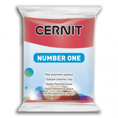 Cernit Number One 56g - Christmas Red