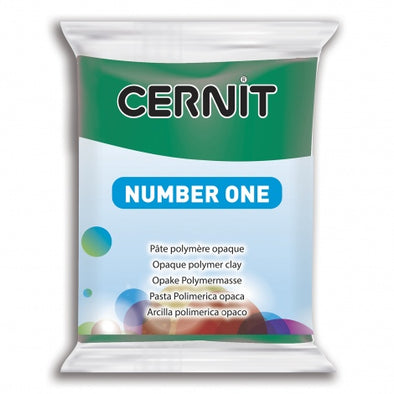 Cernit Number One 56g - Emerald Green