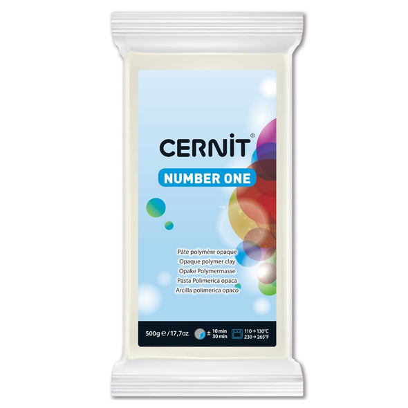 Cernit Number One 500g - Opaque White