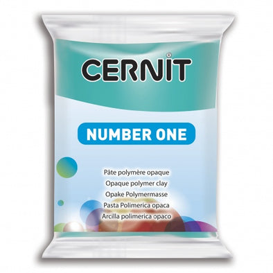 Cernit Number One 56g - Turquoise Green