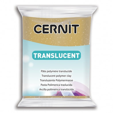 Cernit Translucent 56g - Gold Glitter