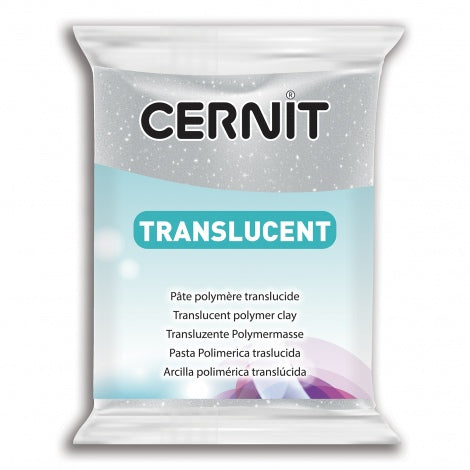 Cernit Translucent 56g - Silver Glitter