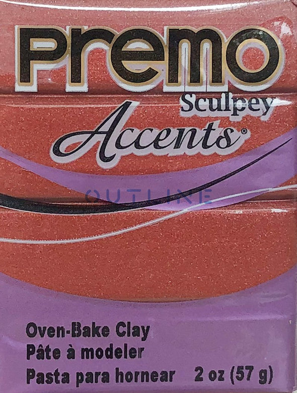 Premo 57g Polymer Clay - Accents Bronze