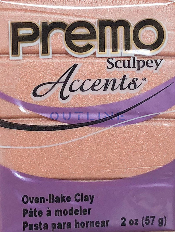 Premo 57g Polymer Clay - Accents Copper