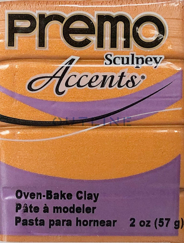 Premo 57g Polymer Clay - Accents Gold