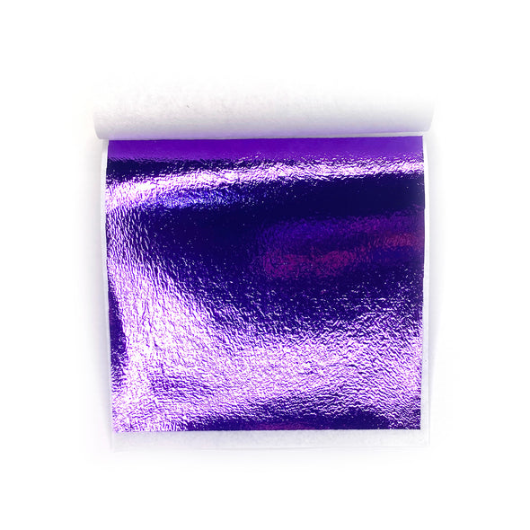 Purple Metallic Foil Sheets - Pack of 5