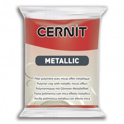 Cernit Metallic 56g - Red