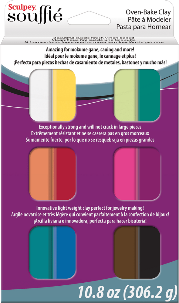 Souffle Polymer Clay Multipack - Classic Colours (12pcs)
