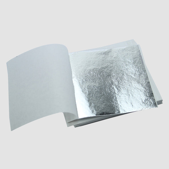 Silver Metallic Foil Sheets - Pack of 5
