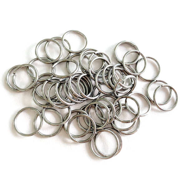 10mm Silver Stainless Steel Jump rings